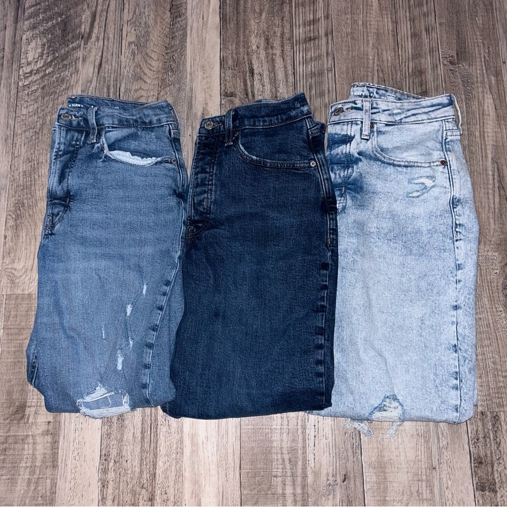 3 Pairs of Old Navy Jeans sz:8